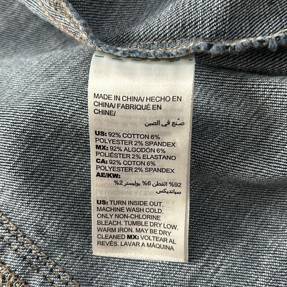 Chico’s Jean jacket size 3 (XL) - Picture 9 of 9